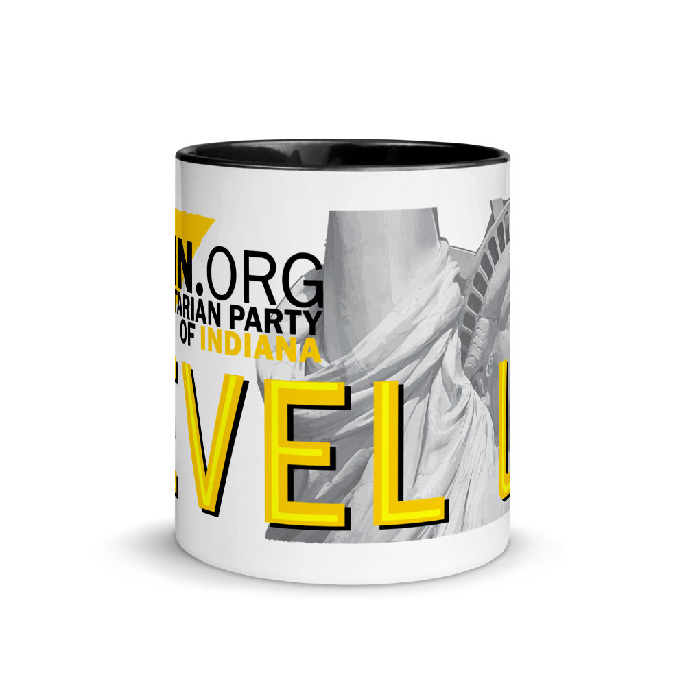 Level Up for Liberty LP Indiana Mug with Color Inside