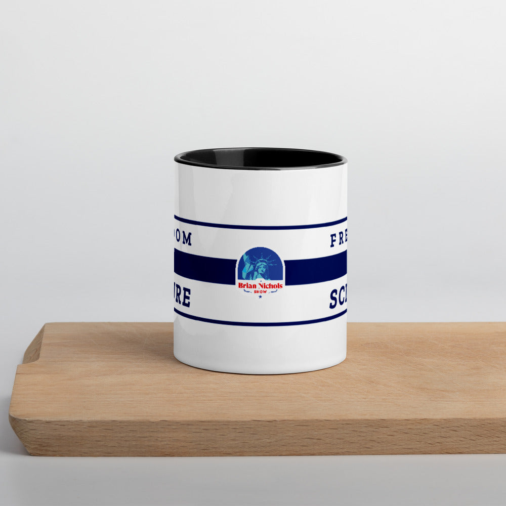 Freedom is Nature, Freedom is Science Mug with Color Inside