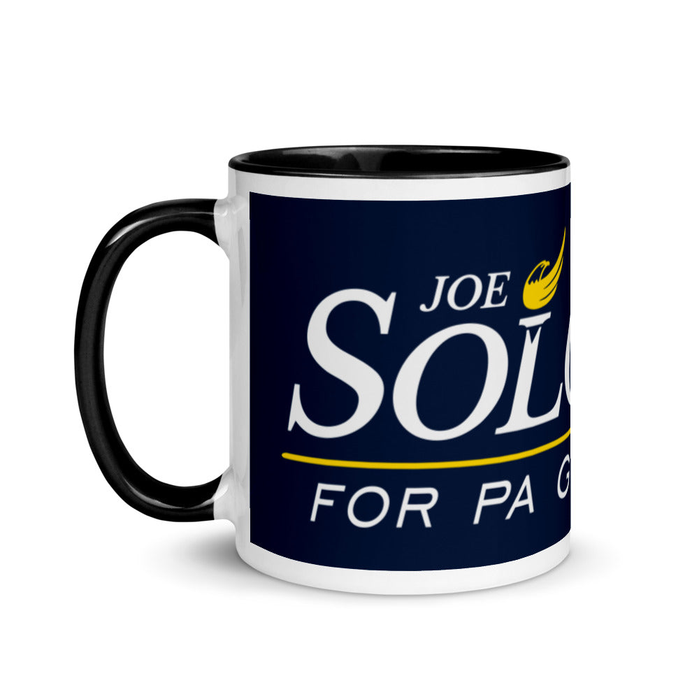 Joe Soloski for Governor of Pennsylvania Mug with Color Inside