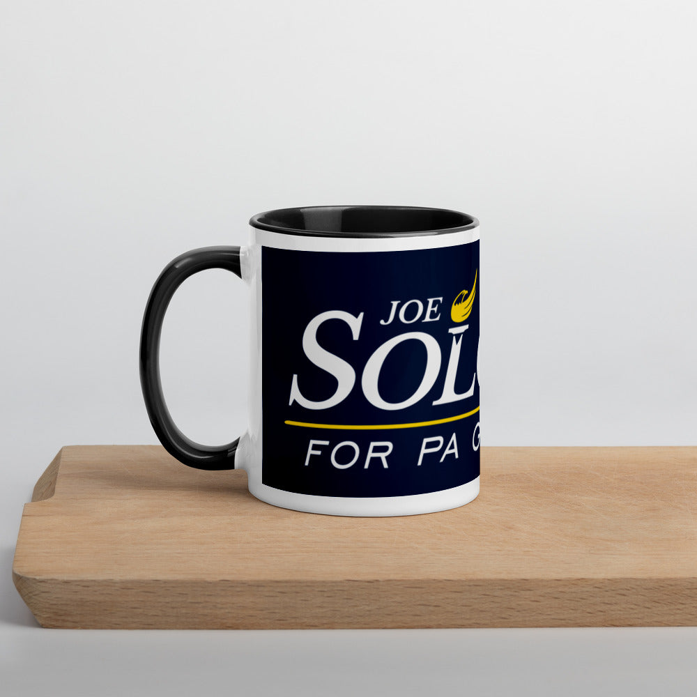Joe Soloski for Governor of Pennsylvania Mug with Color Inside