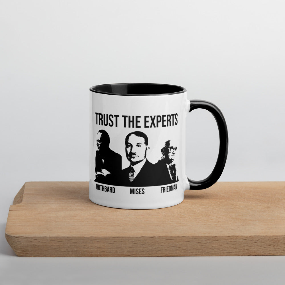 Trust the Experts Mug with Color Inside