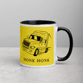 Honk Hunk Trucker Protest (Don't Tread) Mug with Color Inside
