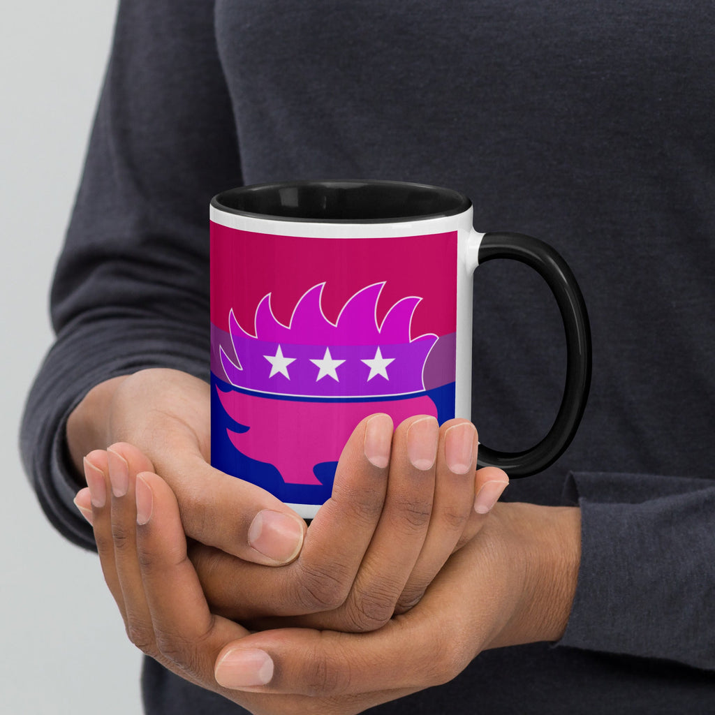 Libertarian Porcupine - LGBTQ - Mug with Color Inside