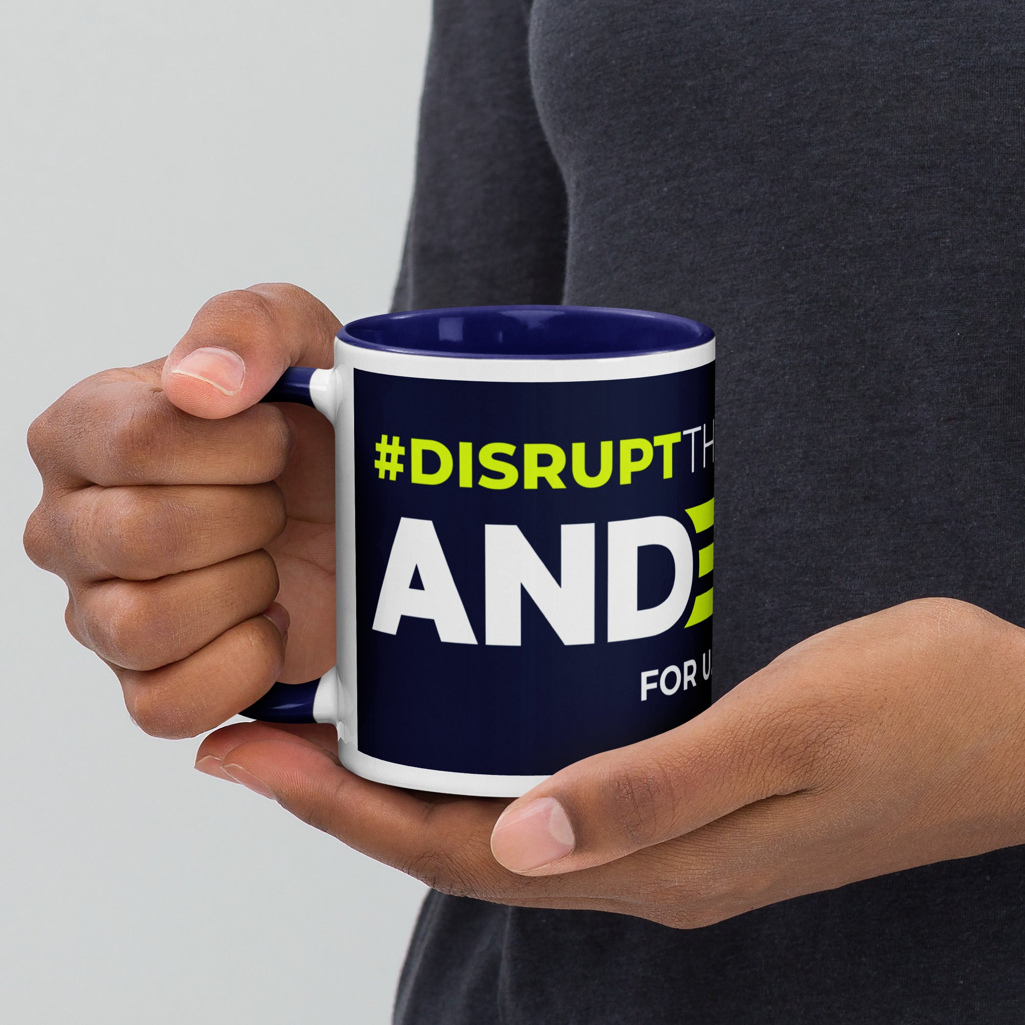 Disrupt the Corruption Phil Anderson For Senate Mug with Color Inside