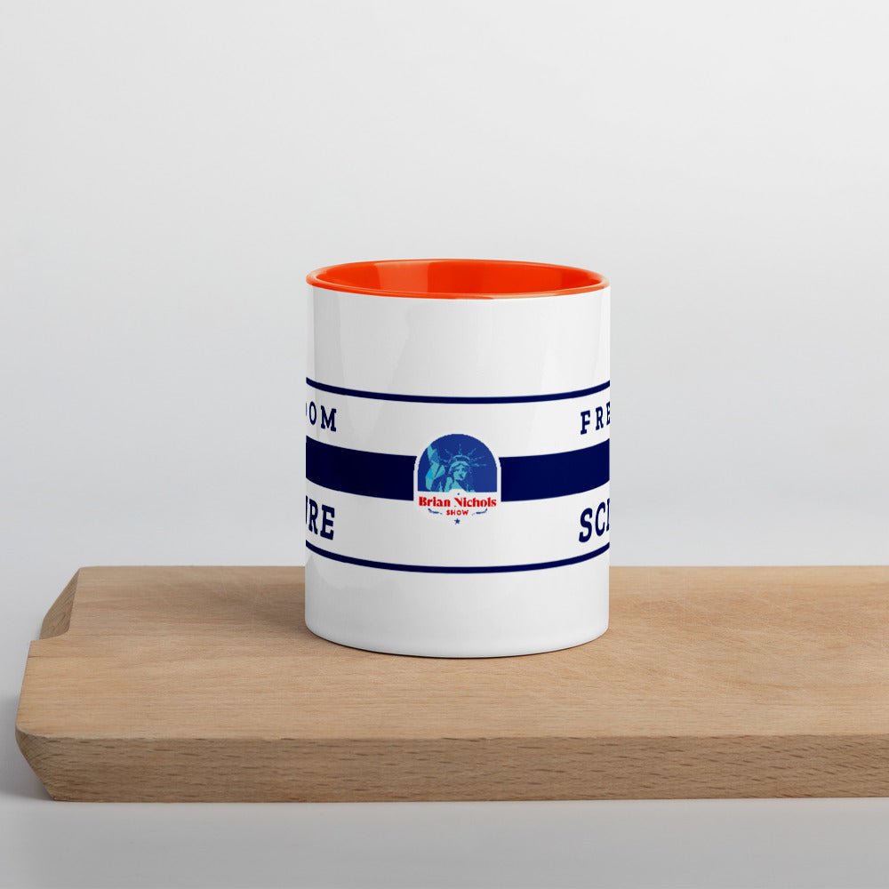 Freedom is Nature, Freedom is Science Mug with Color Inside
