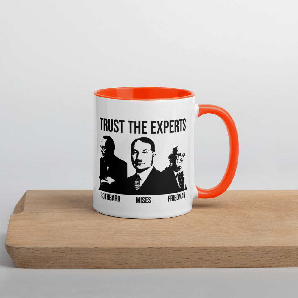 Trust the Experts Mug with Color Inside