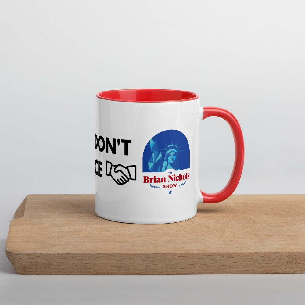 Good Ideas Don't Require Force Mug with Color Inside