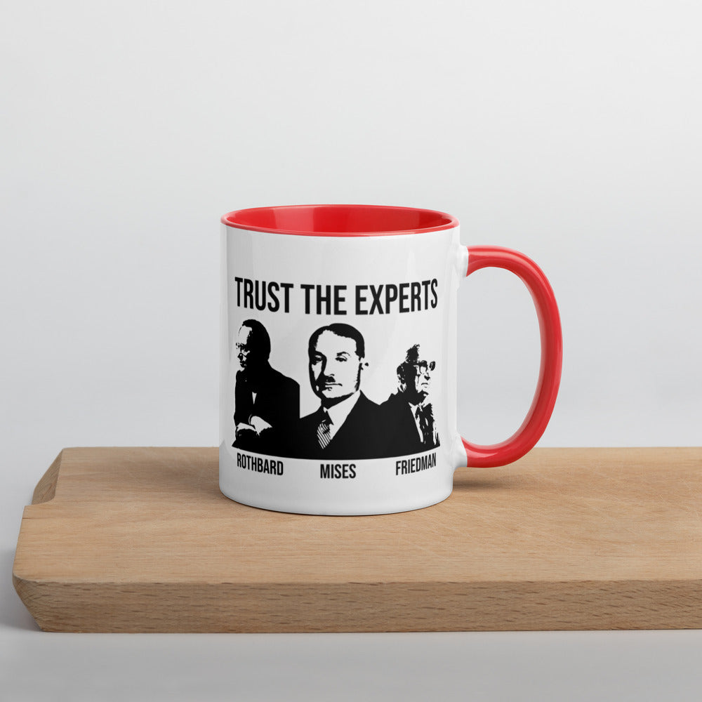 Trust the Experts Mug with Color Inside