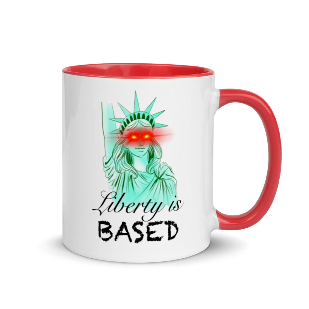 Liberty is Based Mug with Color Inside