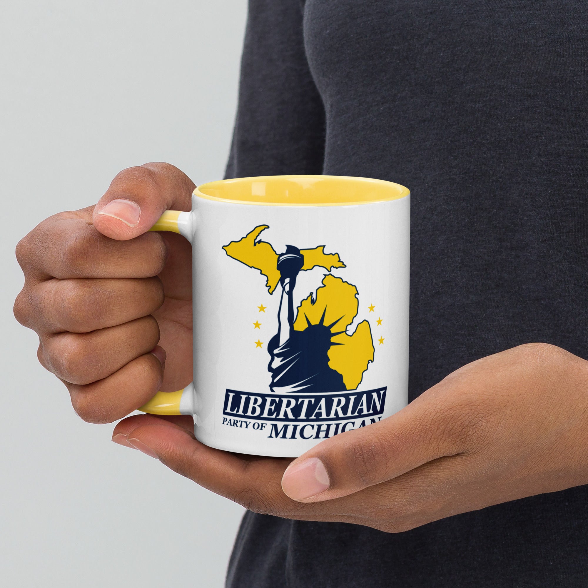 Libertarian Party of Michigan  Mug with Color Inside