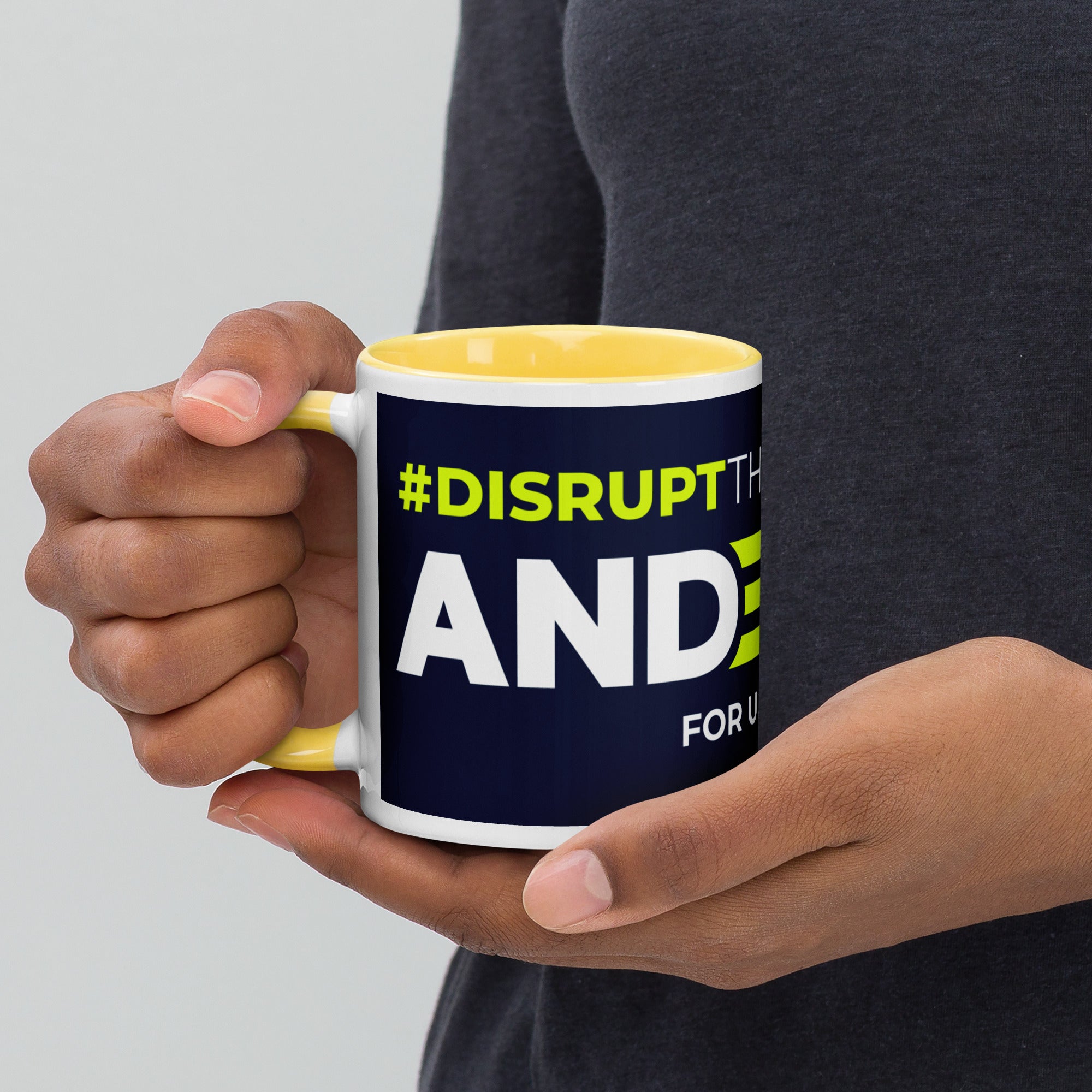 Disrupt the Corruption Phil Anderson For Senate Mug with Color Inside
