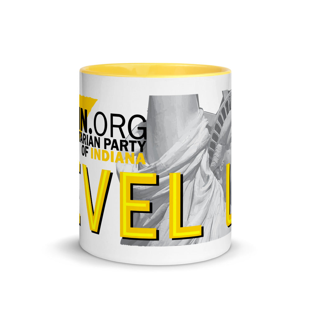 Level Up for Liberty LP Indiana Mug with Color Inside