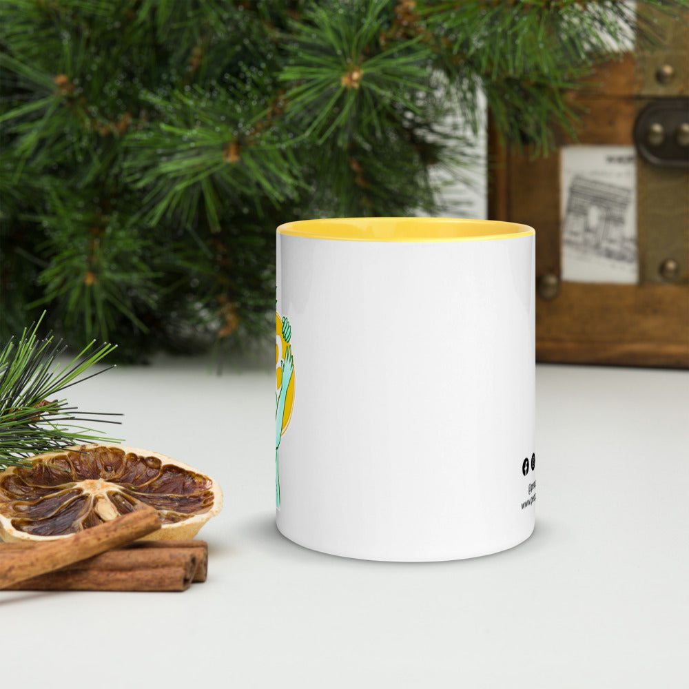 Bitcoin Statue of Liberty Mug with Color Inside
