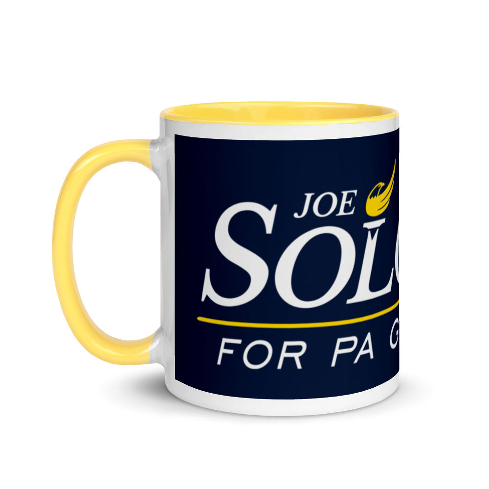 Joe Soloski for Governor of Pennsylvania Mug with Color Inside