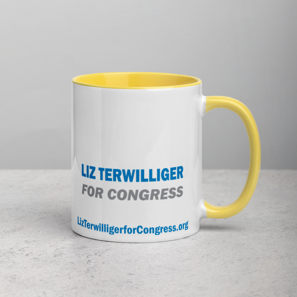Liz Terwilliger Mug with Color Inside