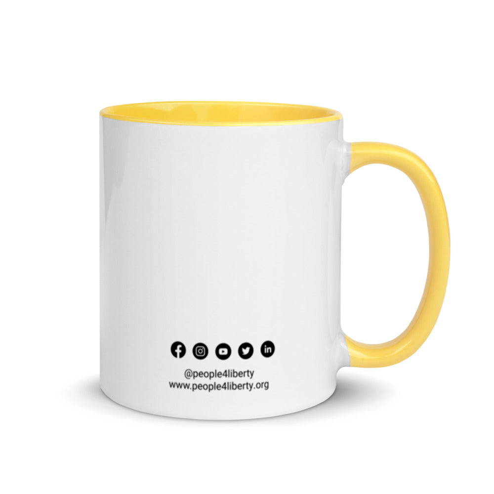 Bitcoin Statue of Liberty Mug with Color Inside