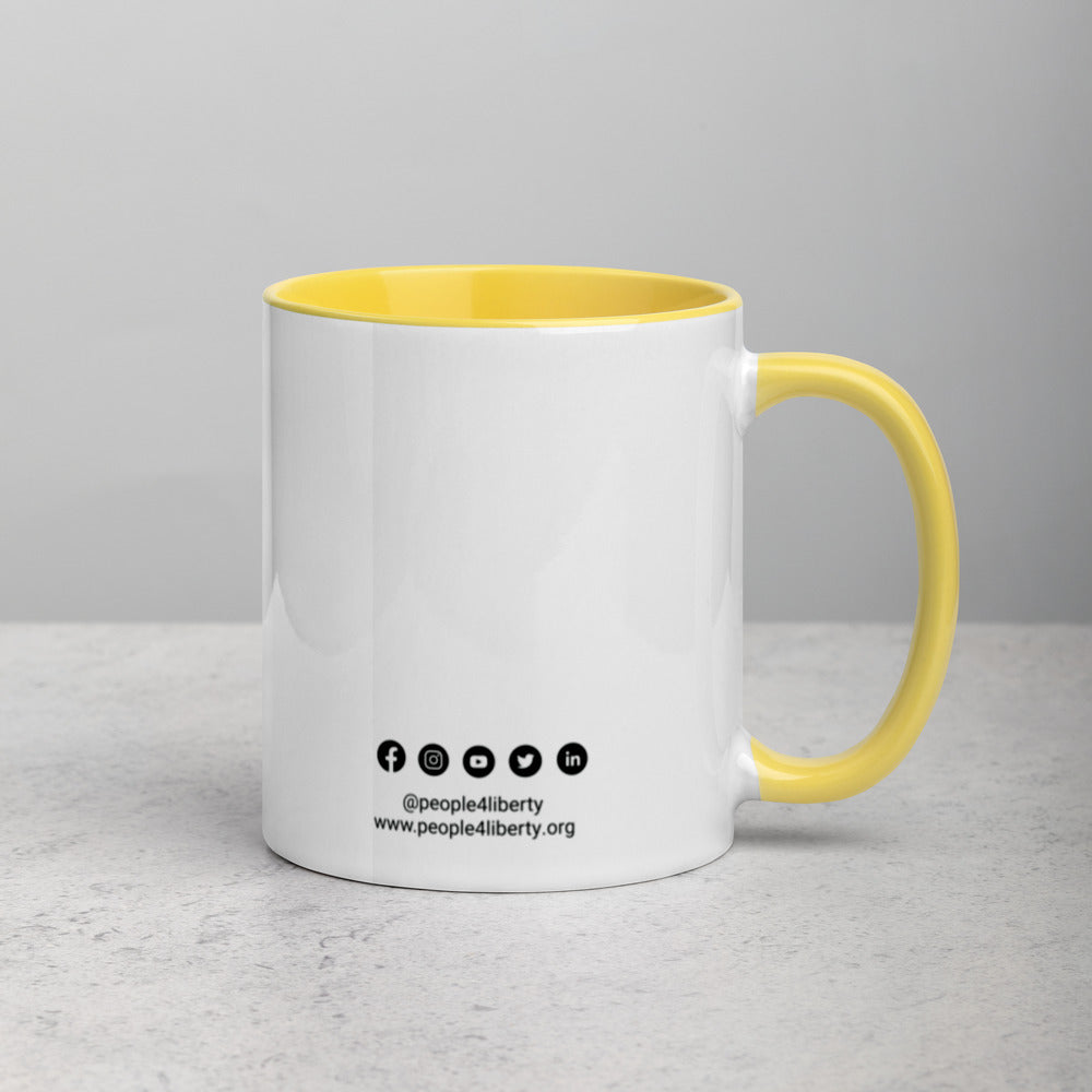 Bitcoin Statue of Liberty Mug with Color Inside