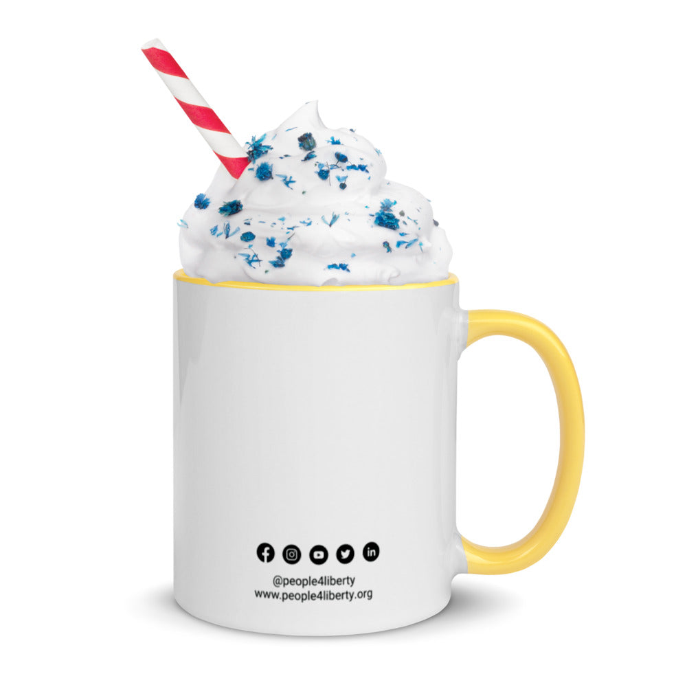 Bitcoin Statue of Liberty Mug with Color Inside