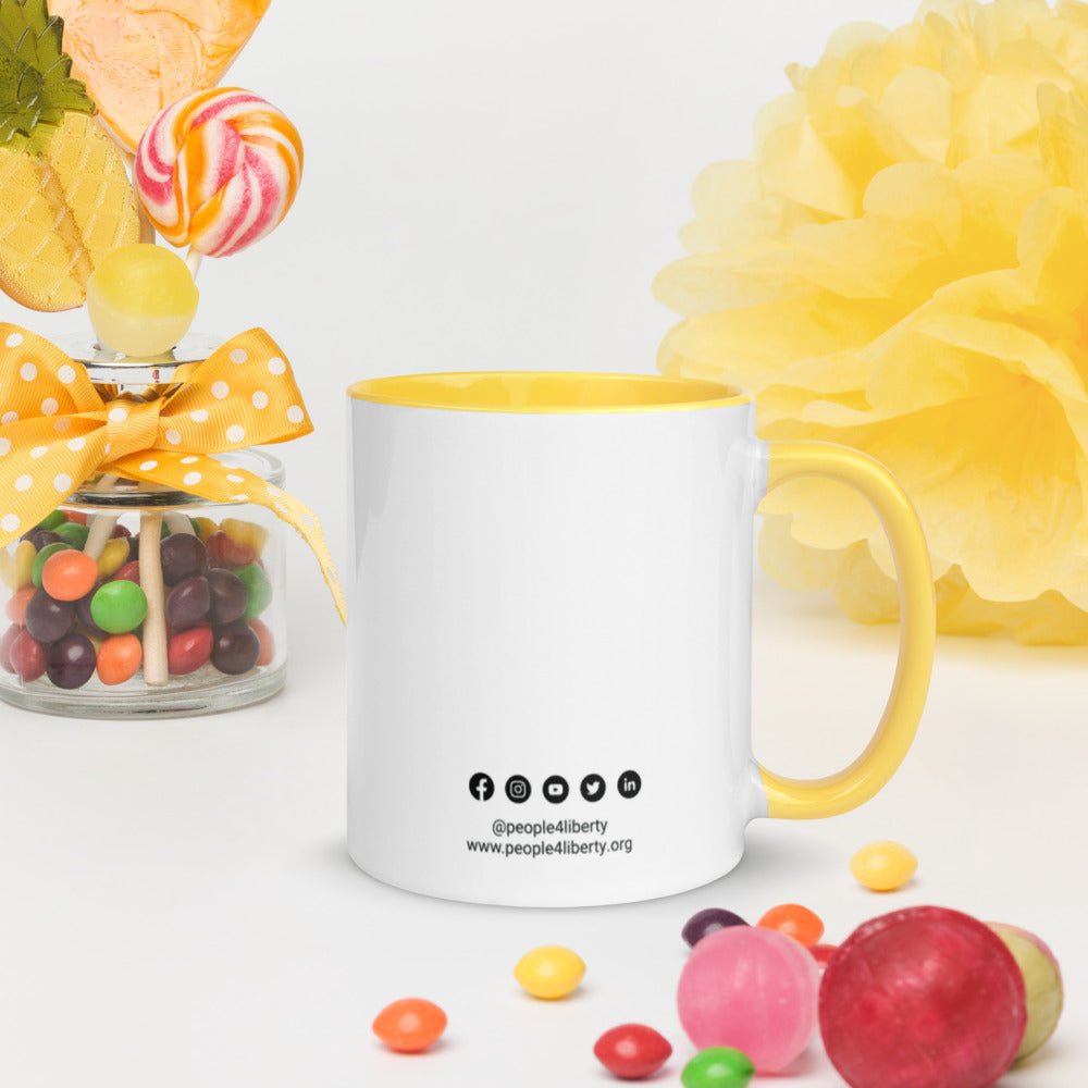 Bitcoin Statue of Liberty Mug with Color Inside