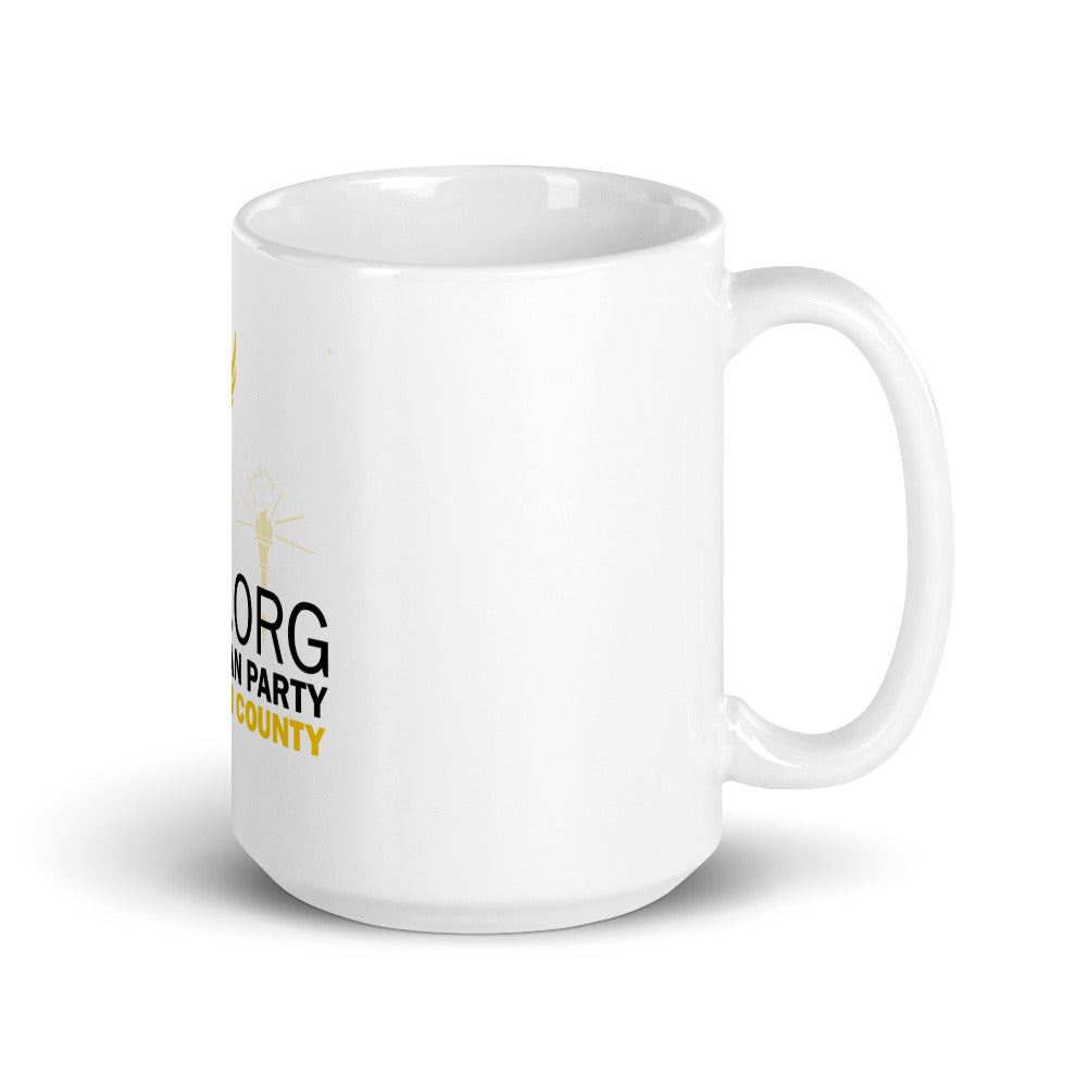LP Indiana Morgan County White glossy mug