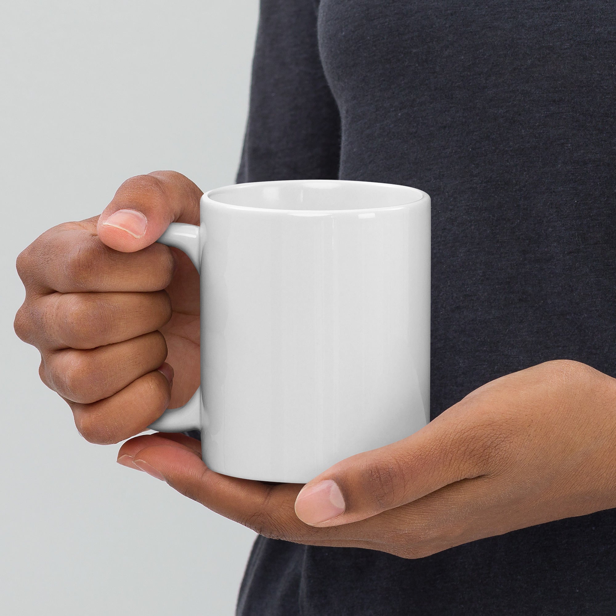 LPNC White glossy mug
