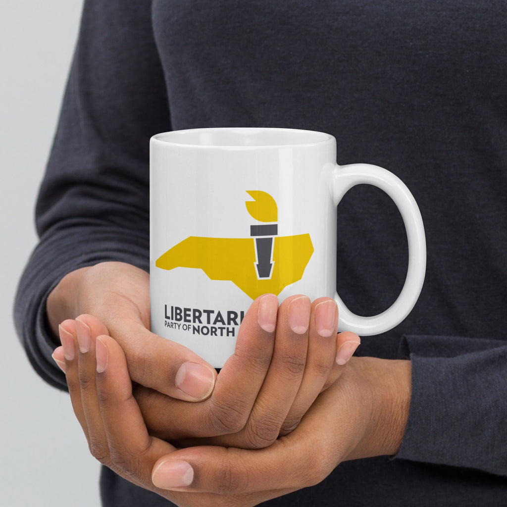 LPNC White glossy mug