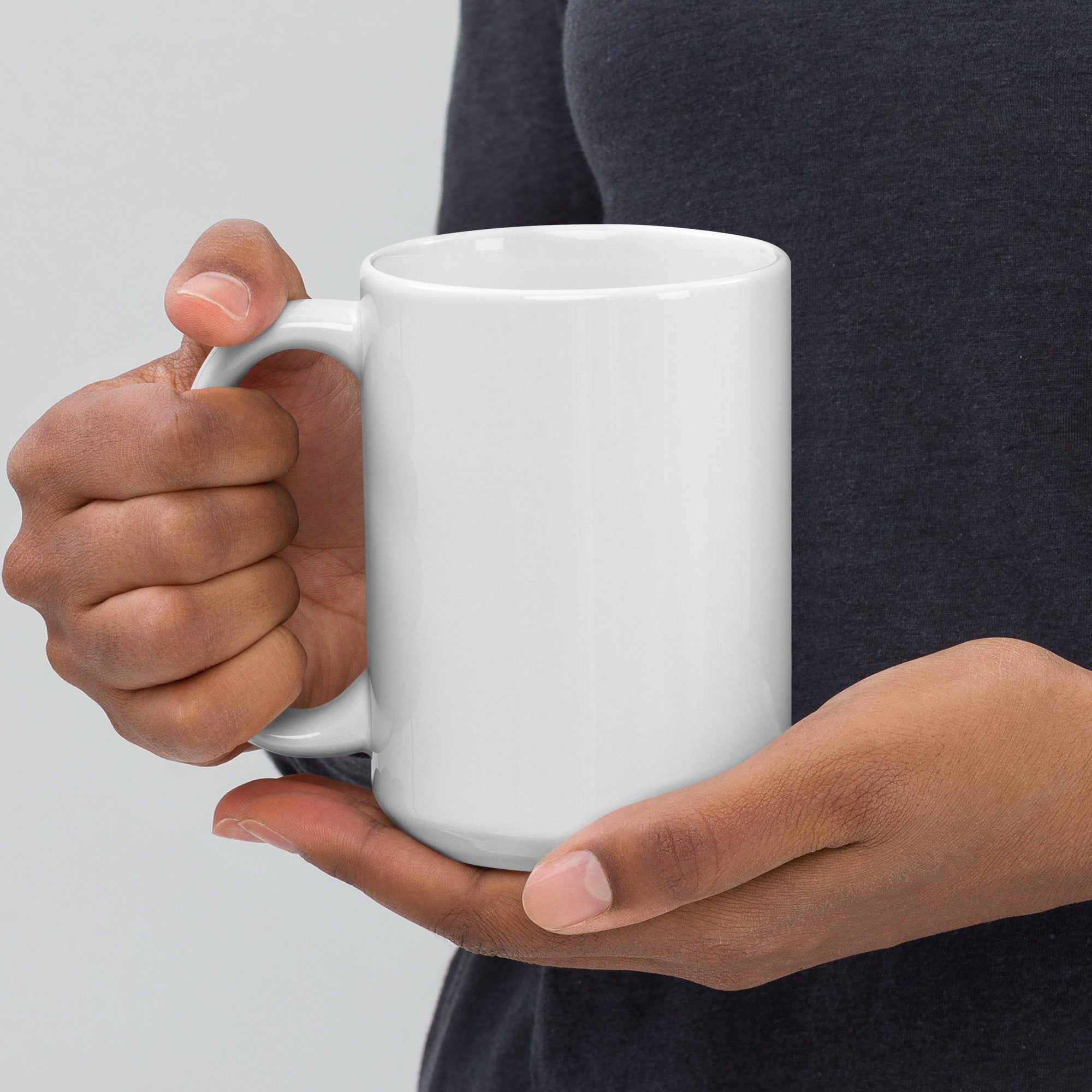LPNC White glossy mug