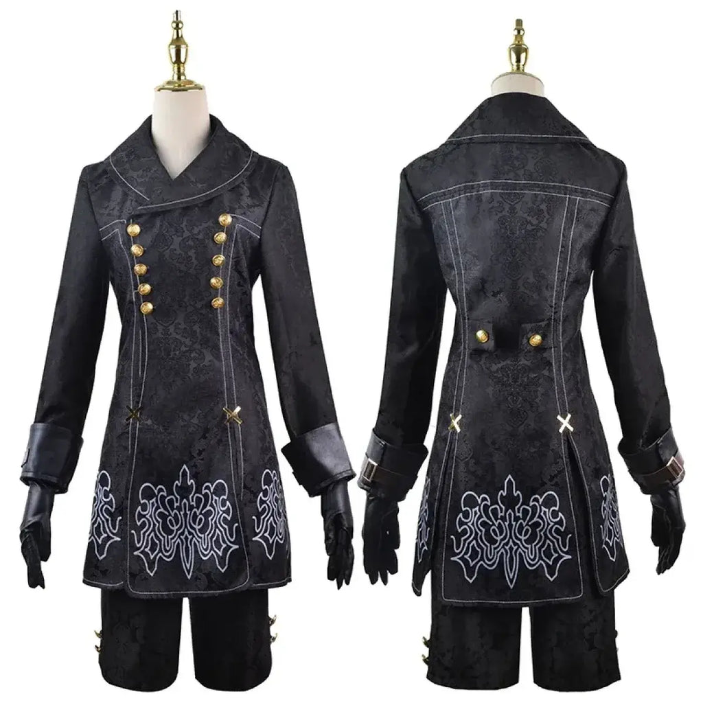 NieR: Automata 9S & 2B Cosplay Costume with Wig and Accessories