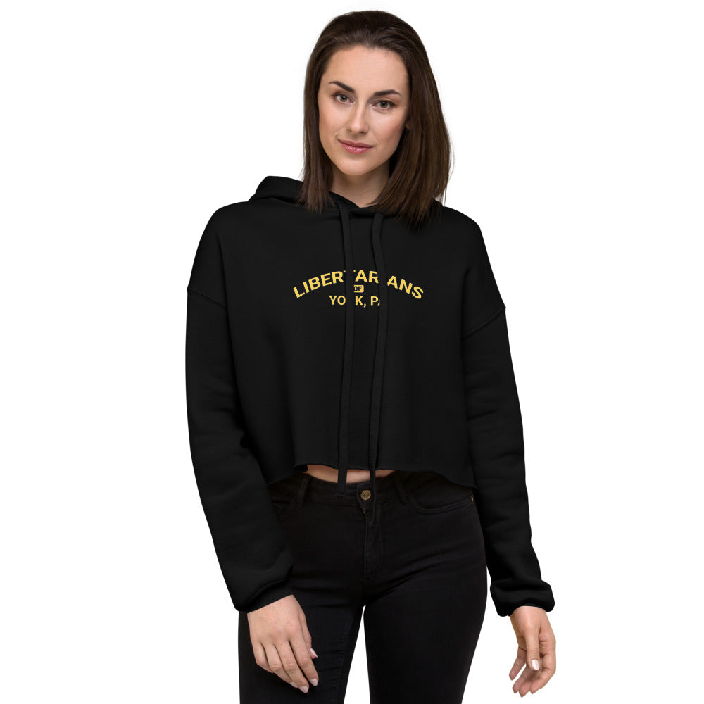 Libertarians of York PA Crop Hoodie