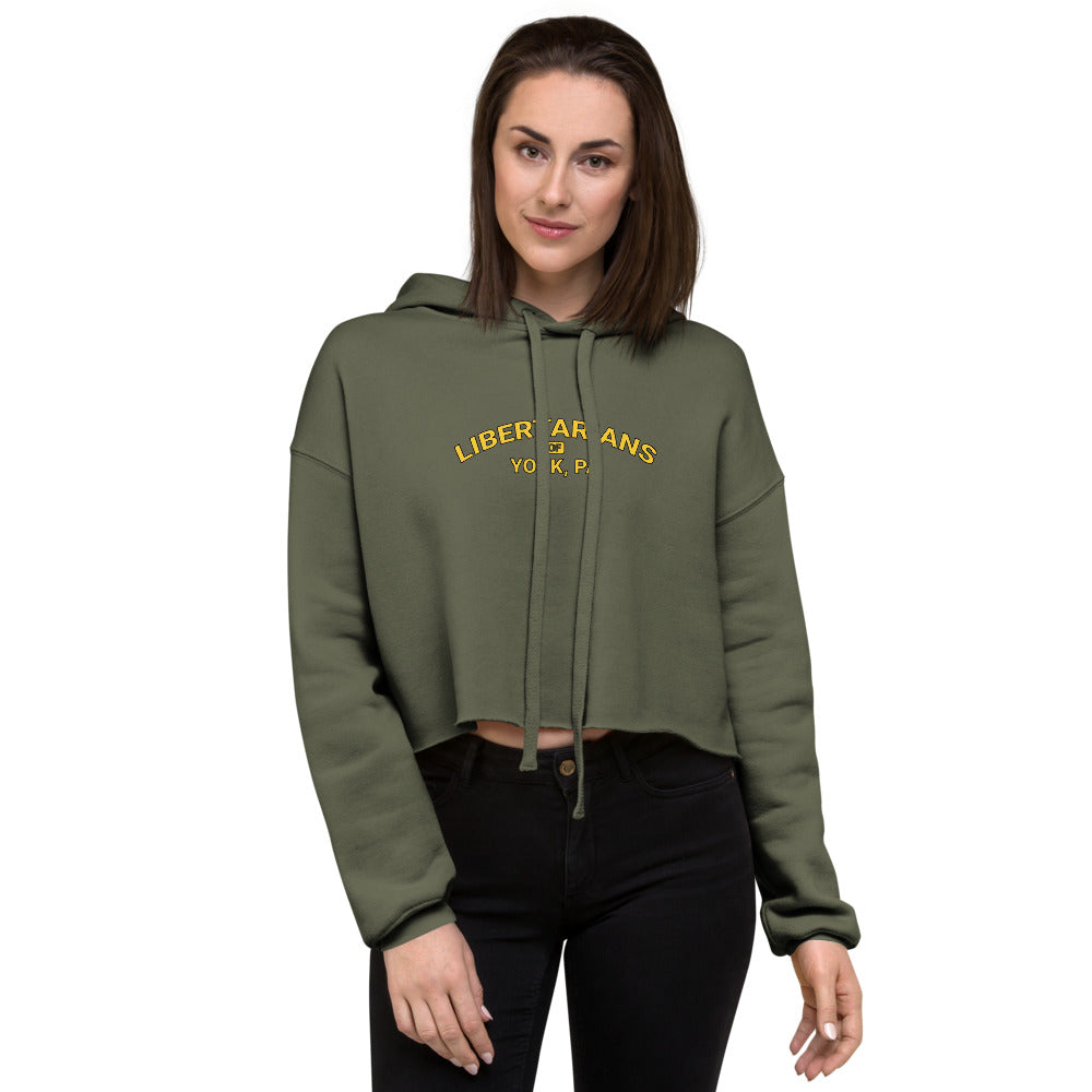 Libertarians of York PA Crop Hoodie