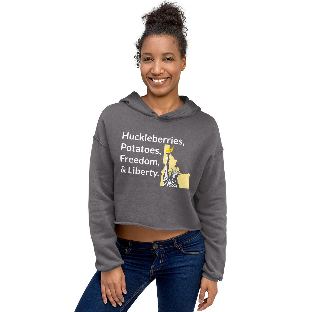 Huckleberries and Potatoes Crop Hoodie