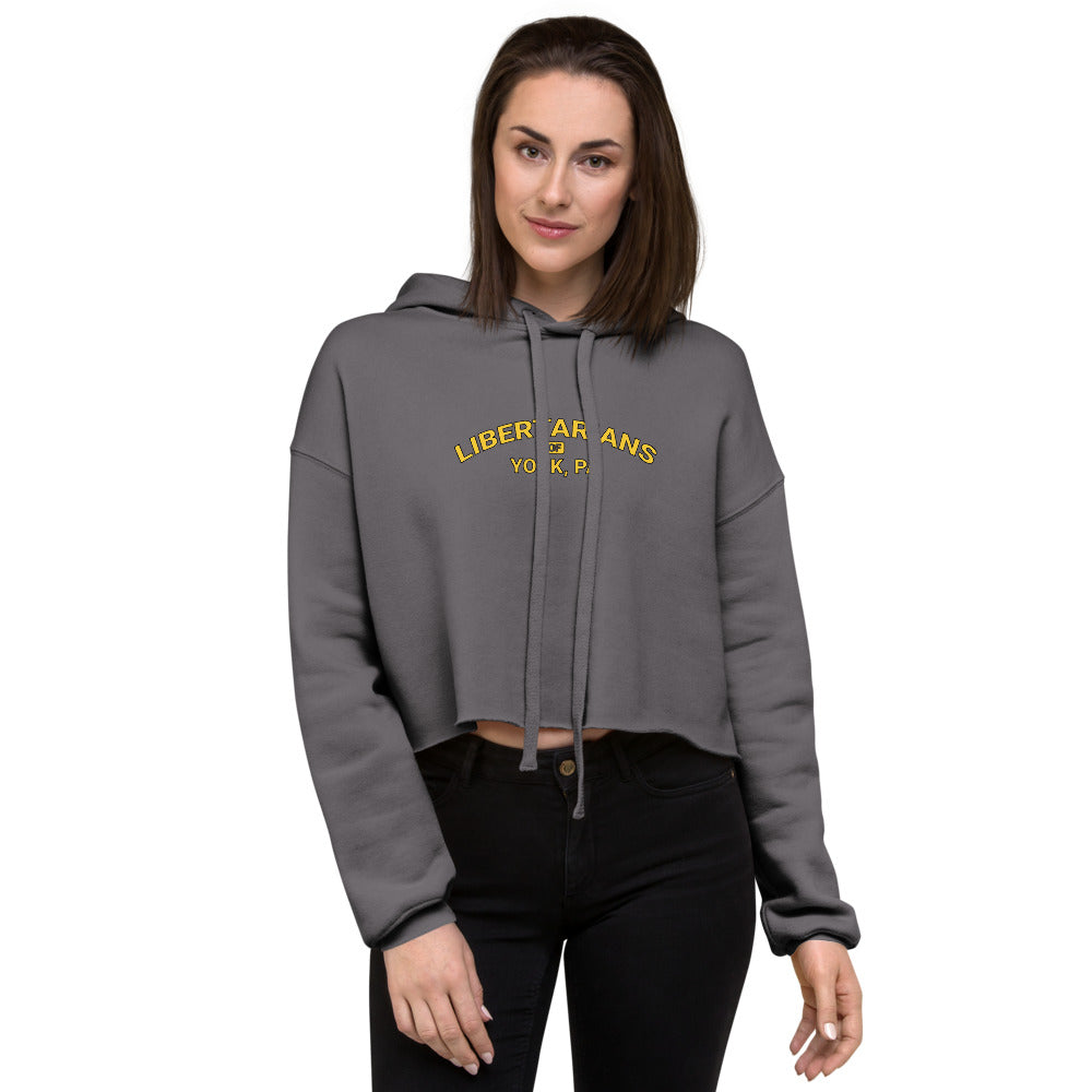 Libertarians of York PA Crop Hoodie
