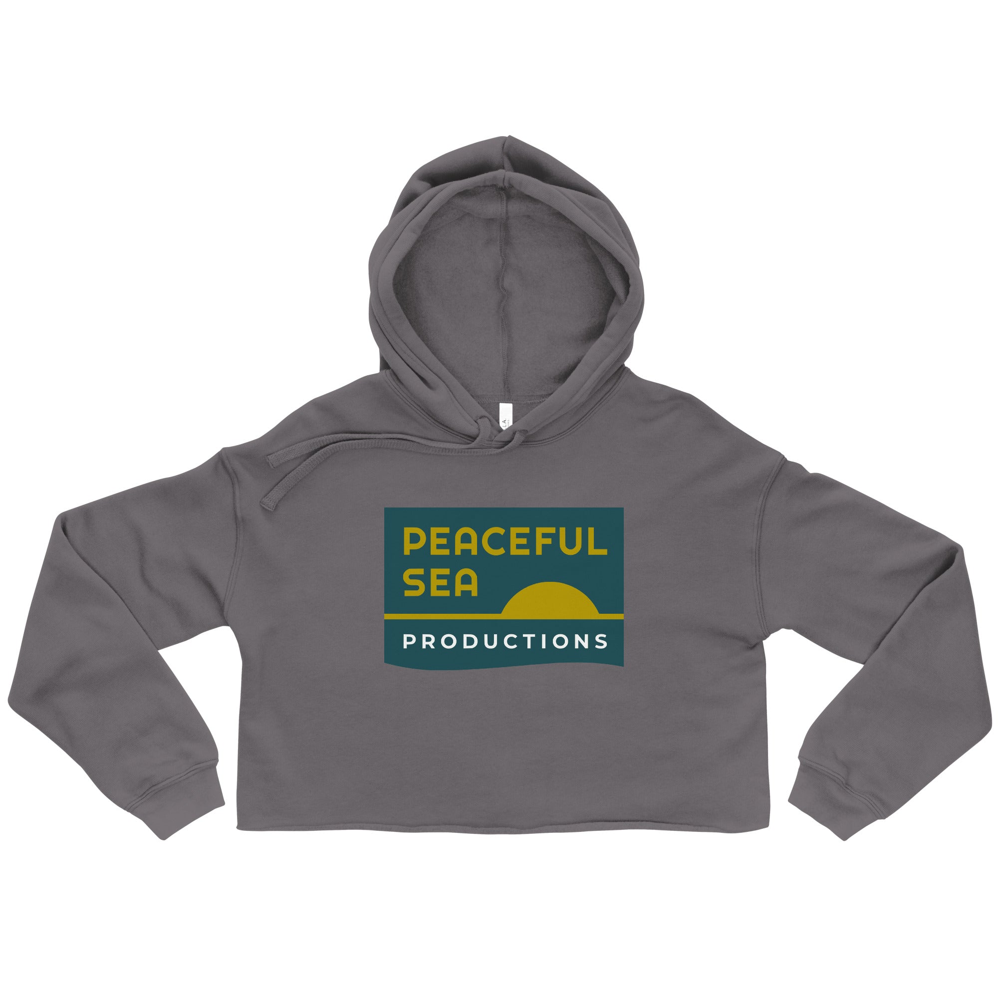 Peaceful Sea Women's Crop Hoodie