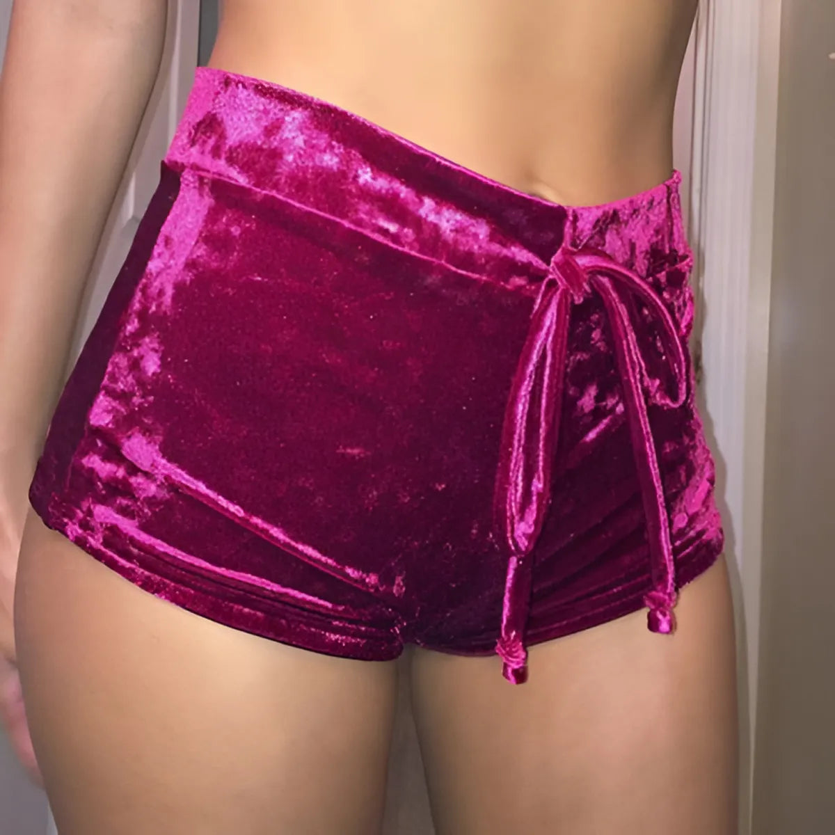 Women's Dolphin Velvet Shorts