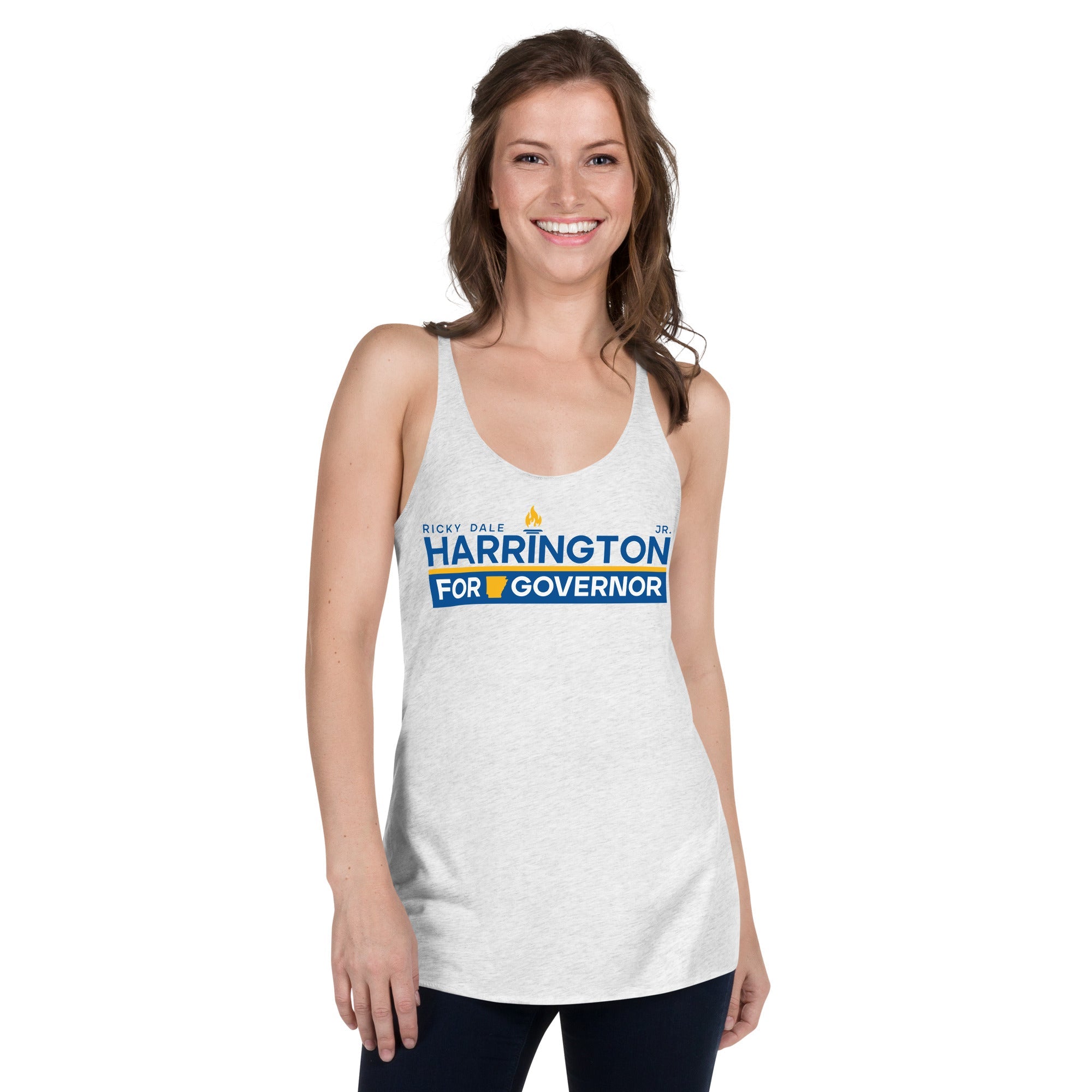 Ricky Harrington for Governor Women's Racerback Tank