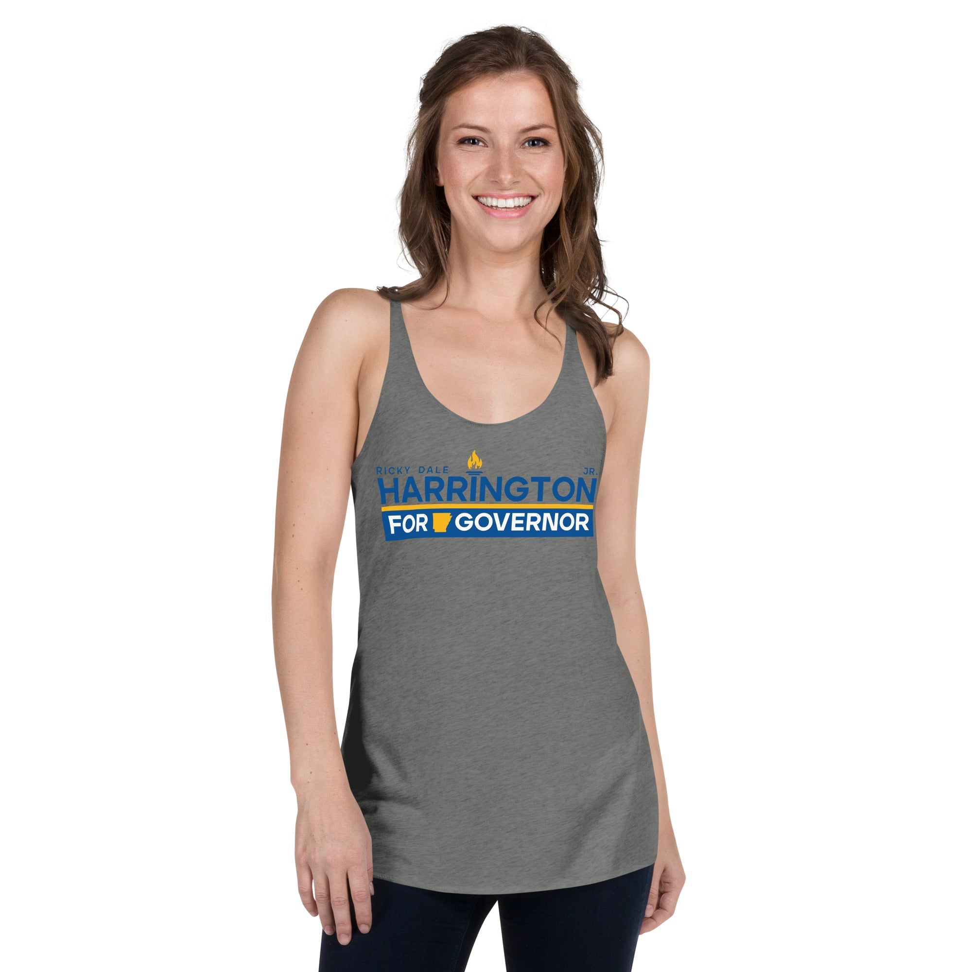 Ricky Harrington for Governor Women's Racerback Tank
