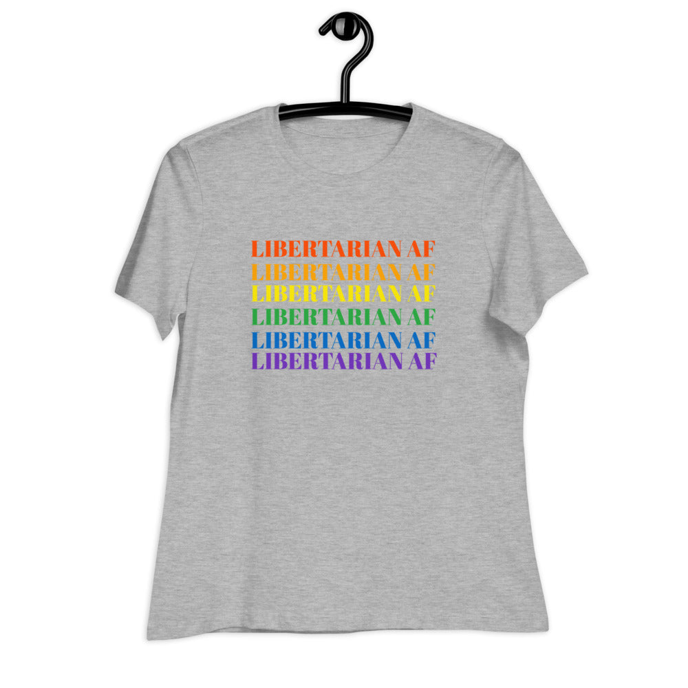 Libertarian AF (LGBTQ) Women's Relaxed T-Shirt