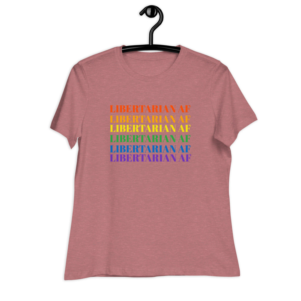 Libertarian AF (LGBTQ) Women's Relaxed T-Shirt