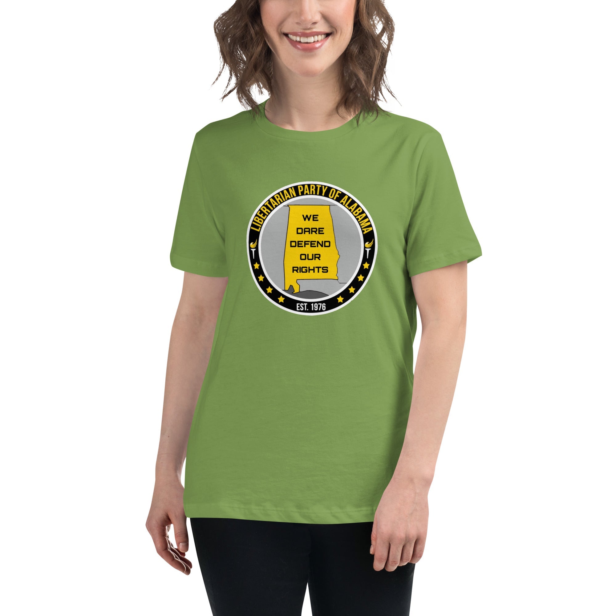 Libertarian Party of Alabama - Dare defend our rights Women's Relaxed T-Shirt