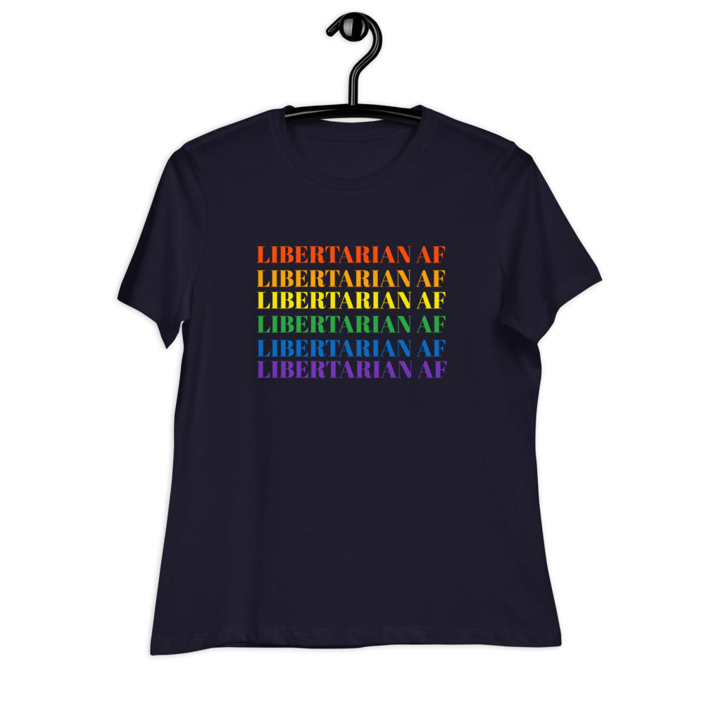 Libertarian AF (LGBTQ) Women's Relaxed T-Shirt