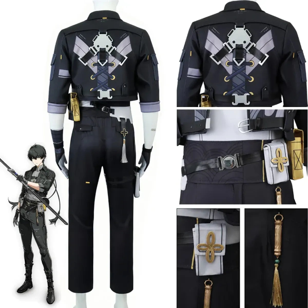 Wuthering Waves Rover Male Cosplay Costume – Full Set with Wig
