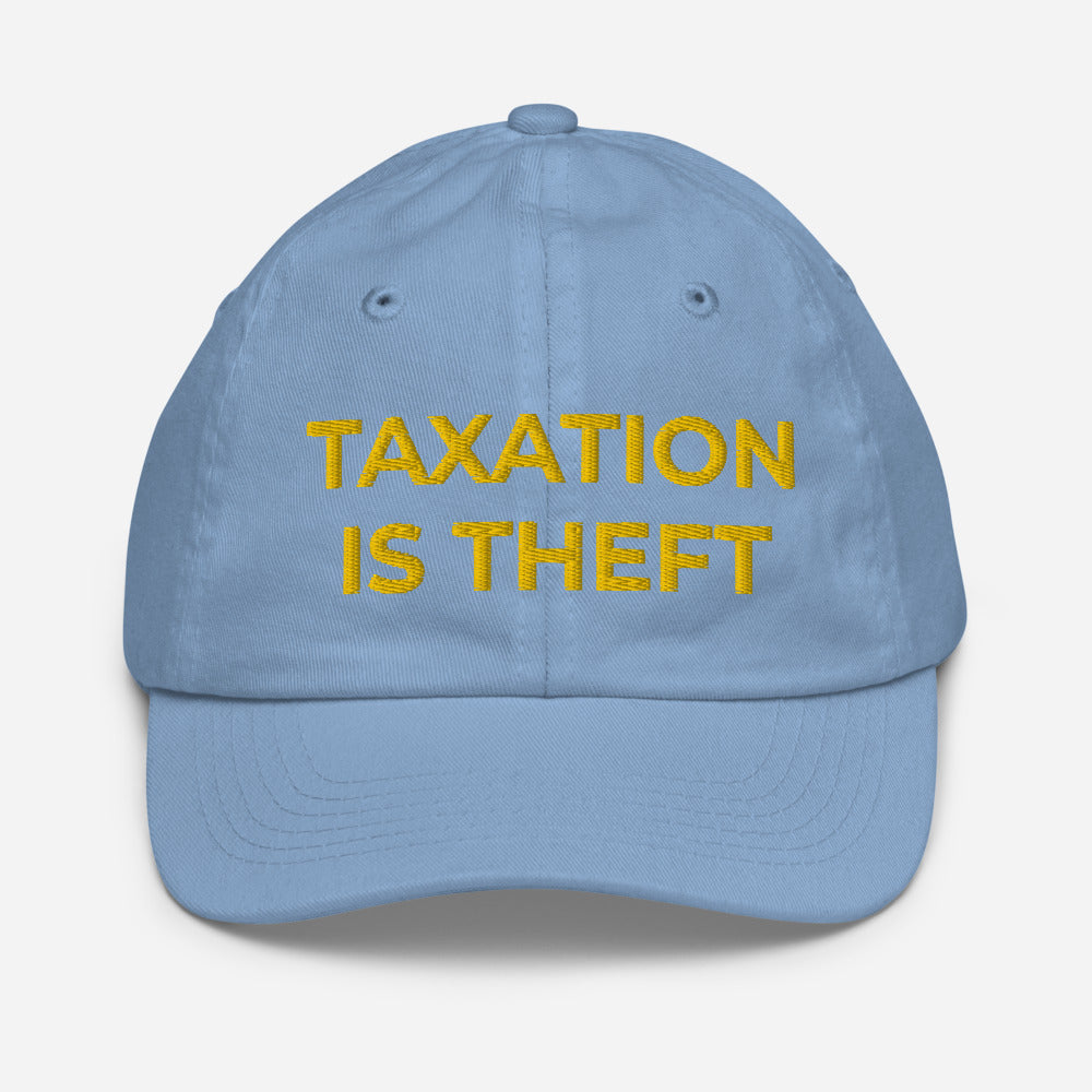 Taxation is Theft Youth baseball cap