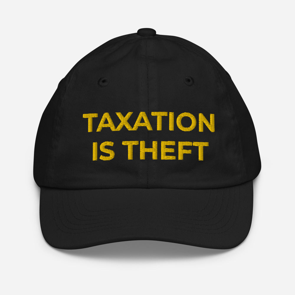 Taxation is Theft Youth baseball cap