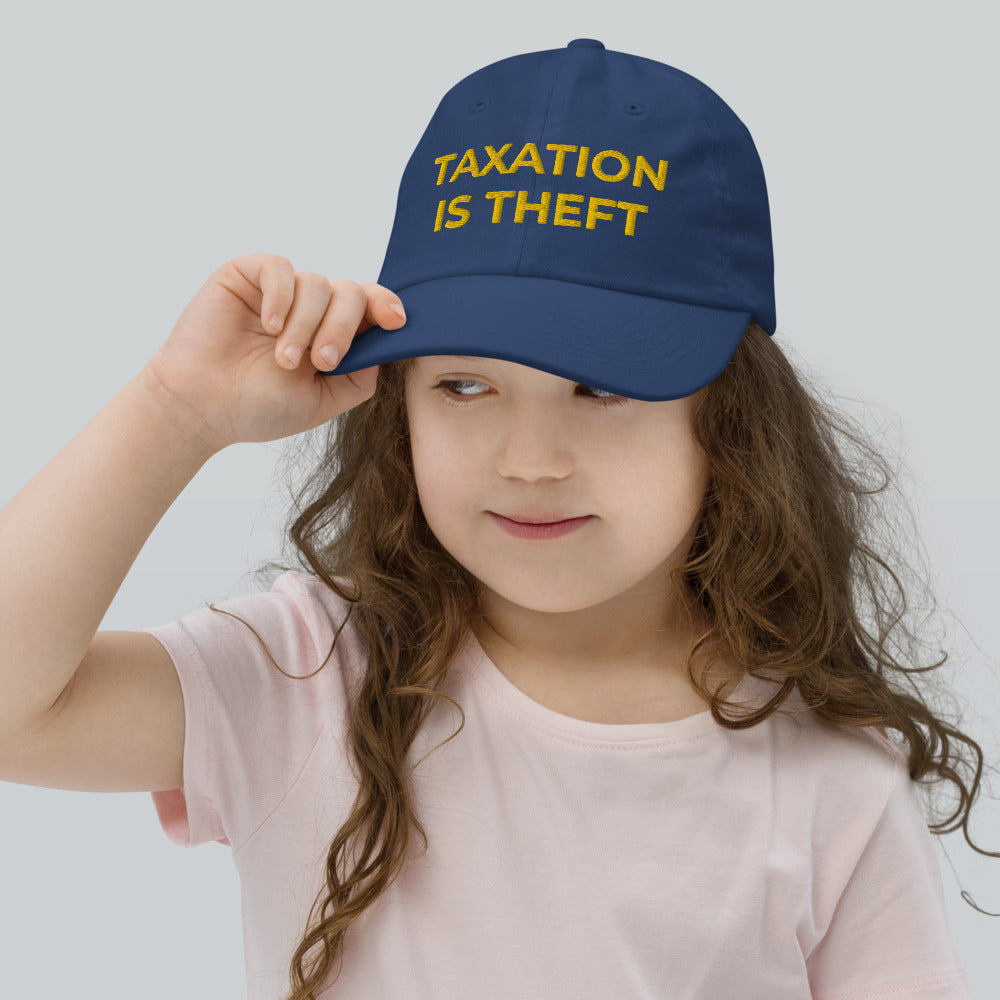 Taxation is Theft Youth baseball cap