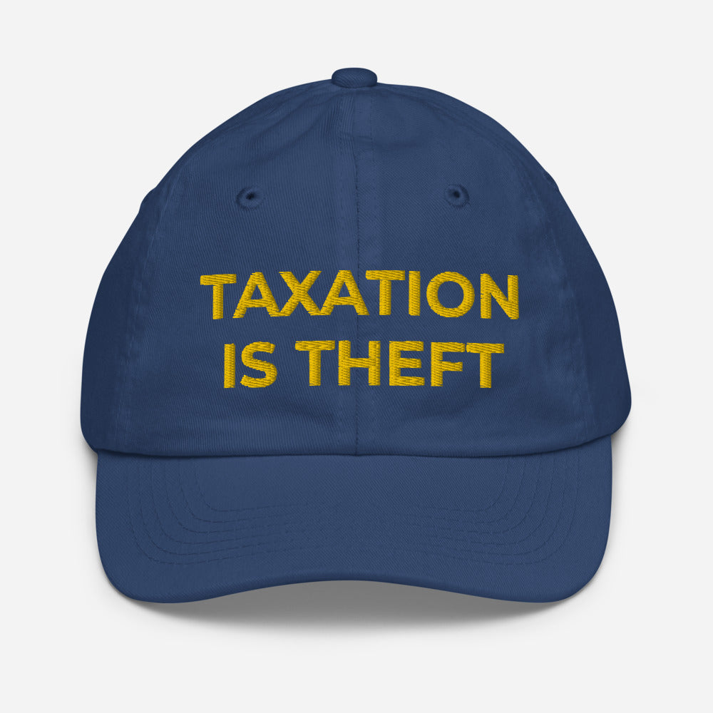 Taxation is Theft Youth baseball cap