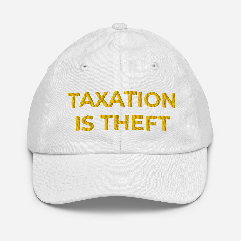 Taxation is Theft Youth baseball cap