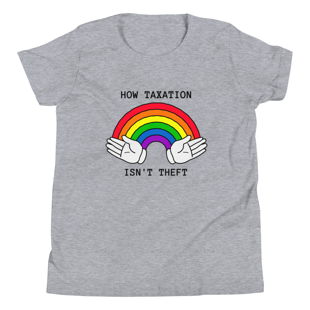How Taxation isn't Theft (Imagination) Youth Short Sleeve T-Shirt