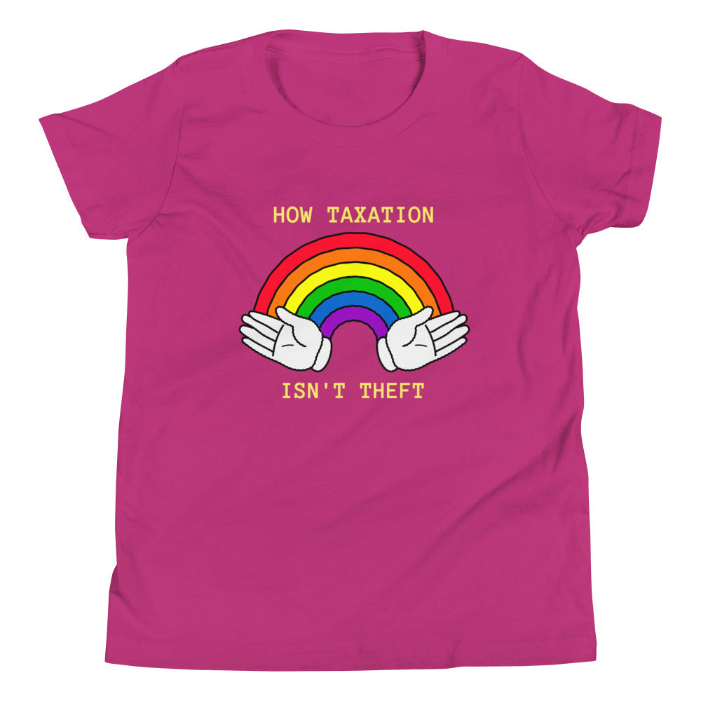 How Taxation isn't Theft (Imagination) Youth Short Sleeve T-Shirt
