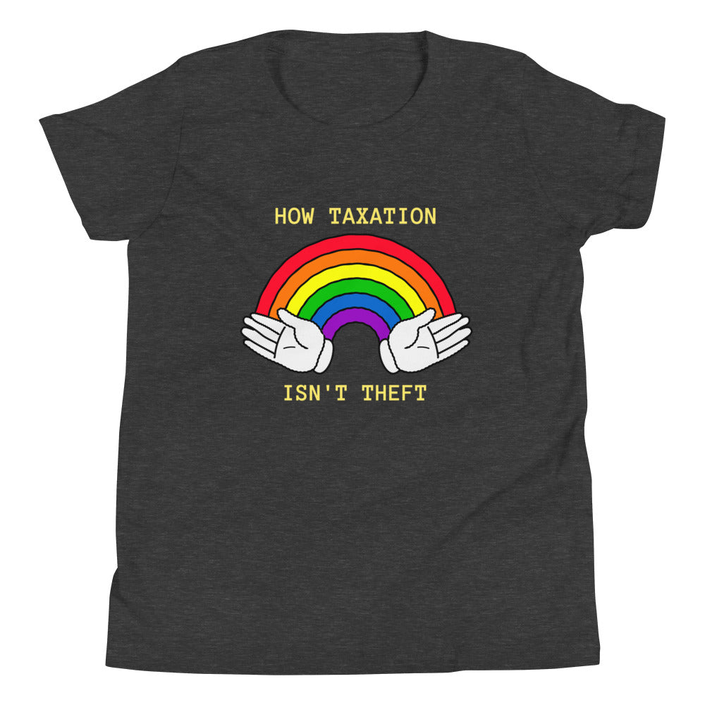How Taxation isn't Theft (Imagination) Youth Short Sleeve T-Shirt