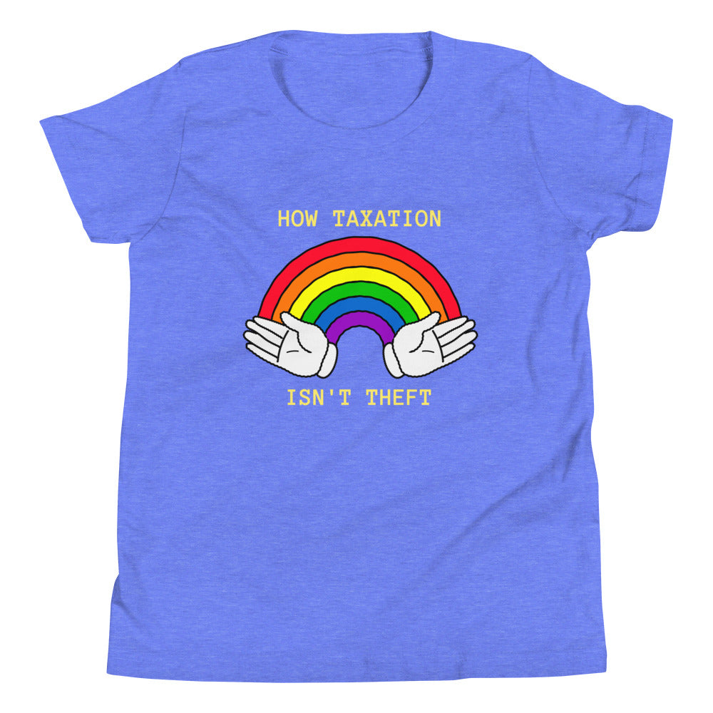 How Taxation isn't Theft (Imagination) Youth Short Sleeve T-Shirt
